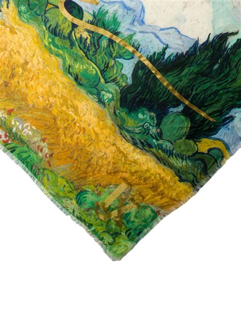 Louis Vuitton x Jeff Koons Van Gogh Wool Scarf 